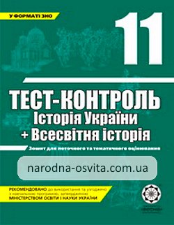 Готові домашні завдання до комплексного зошита для контролю знань з історії України за 11 клас Воропаєва 