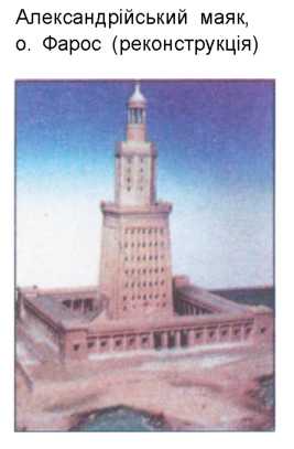 Александрійський маяк о. Фарос реконструкція