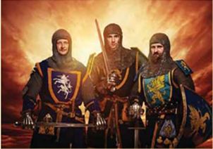 Середньовічні рицарі (сучасна історична реконструкція)